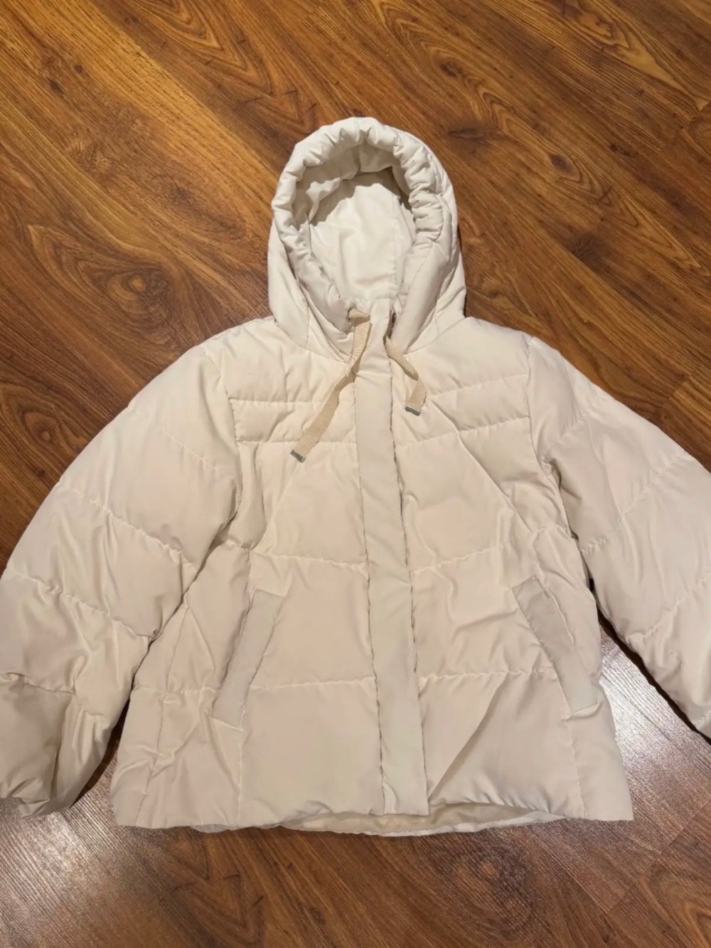 Down jacket white size US M
